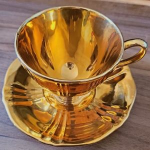 VINTAGE Rare Royal Winton Golden Age Teacup and Saucer Set